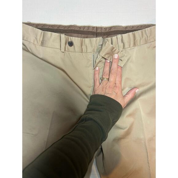 Berluti Dress Pants Men’s 40” Waist Euro Size 56 Beige Made‎ In Italy - Picture 4 of 11
